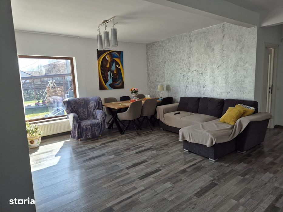 Casa in Darza (Buftea), carport, curte cocheta, utilata si mobilata