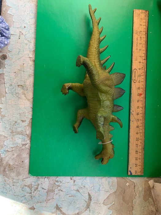 3 резиновых ДИНОЗАВРА с пищалкой / Игрушки Большие динозавры