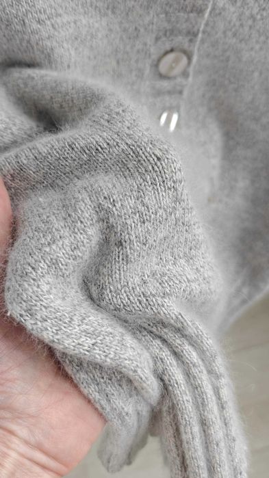 Cardigan angora cu matase