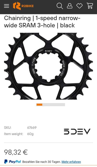 Курбели 5DEV R spec Trail Enduro. USA cranks