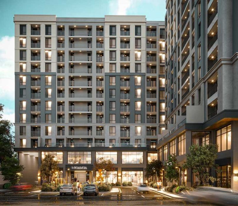 Продается 2-комн квартира 61 м² в новом бизнес-комплексе по 900$/м²