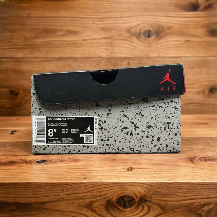 JORDAN 4 negri cu cutie