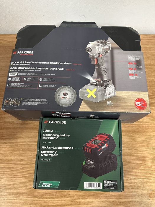 Bormasina Impact Parkside Performance 226Nm 20v acumulator 4Ah Smart Incarcator Garantie