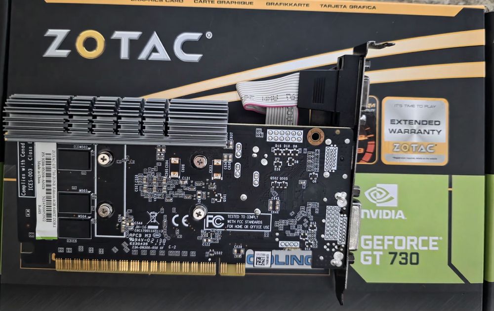 Placa video Zotac Nvidia Gt 730 4Gb Ddr3