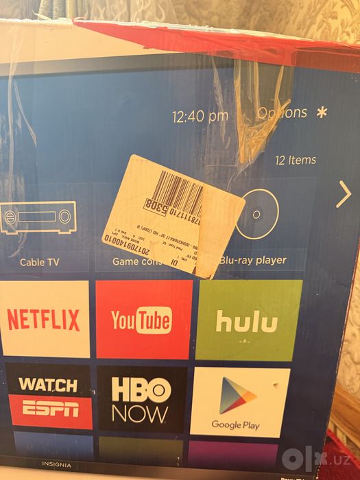 Insignia 32 дюймли (82 см) Smart TV. Yaqinda Amerikadan olib kelingan.