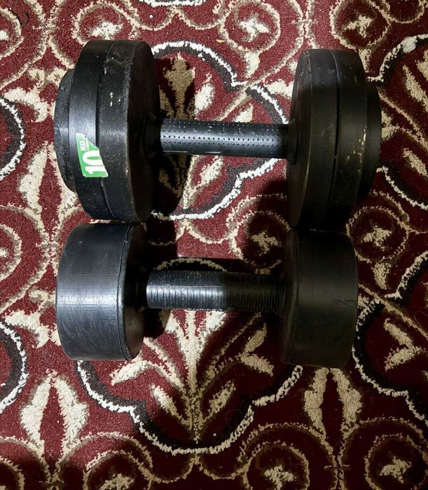 Две гантели 10 кг и 4 кг