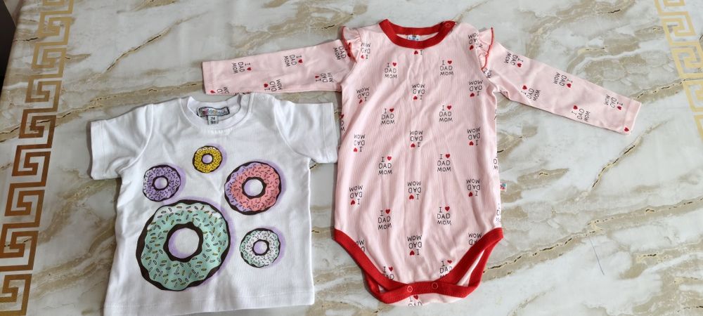 Боди и футболка для девочек