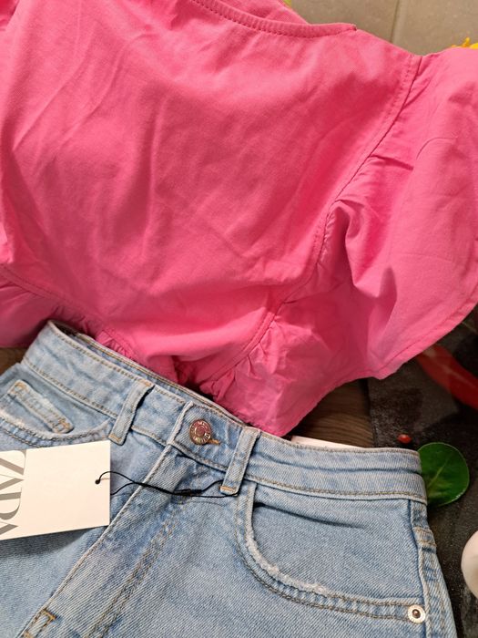 Blugi scurti și bluza Zara mas 152