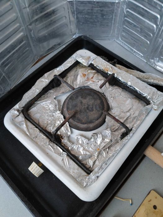 Газов котлон с газова бутилка