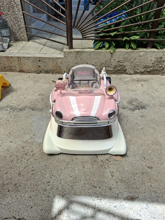 Детска проходилка-бънджи cangaroo boxter 3in1 pink