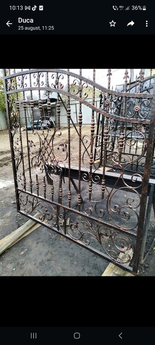 Gard de fer forjat