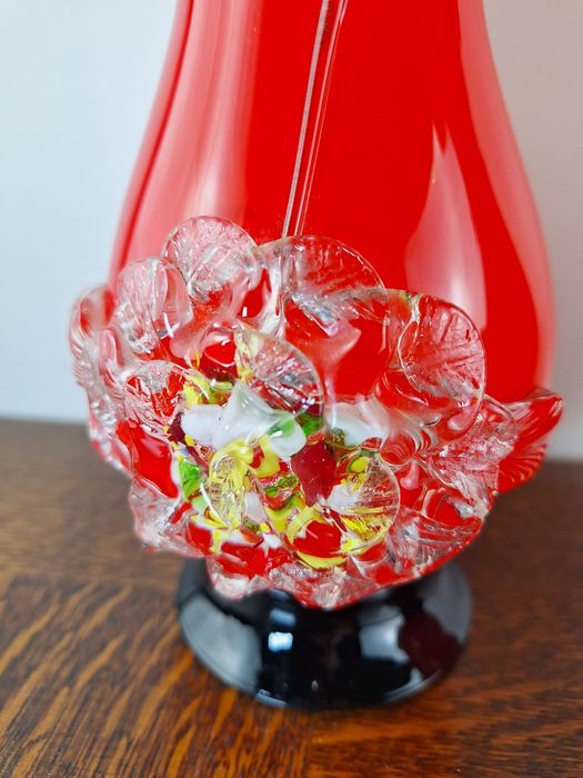 Винтаж, парные вазы. Муранское стекло.