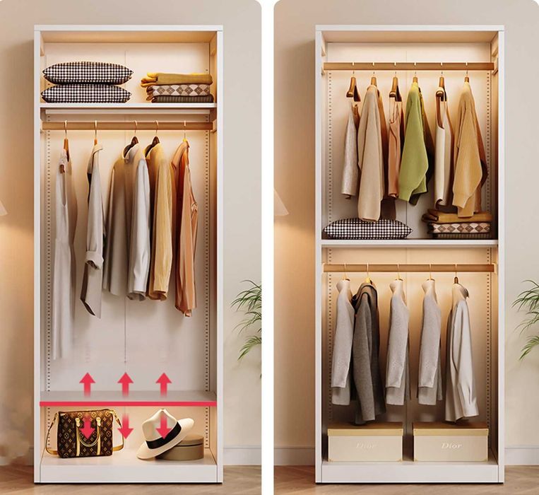 Шкаф для спальни с полками для одежды\shkaf kiyim saqlashga qulay