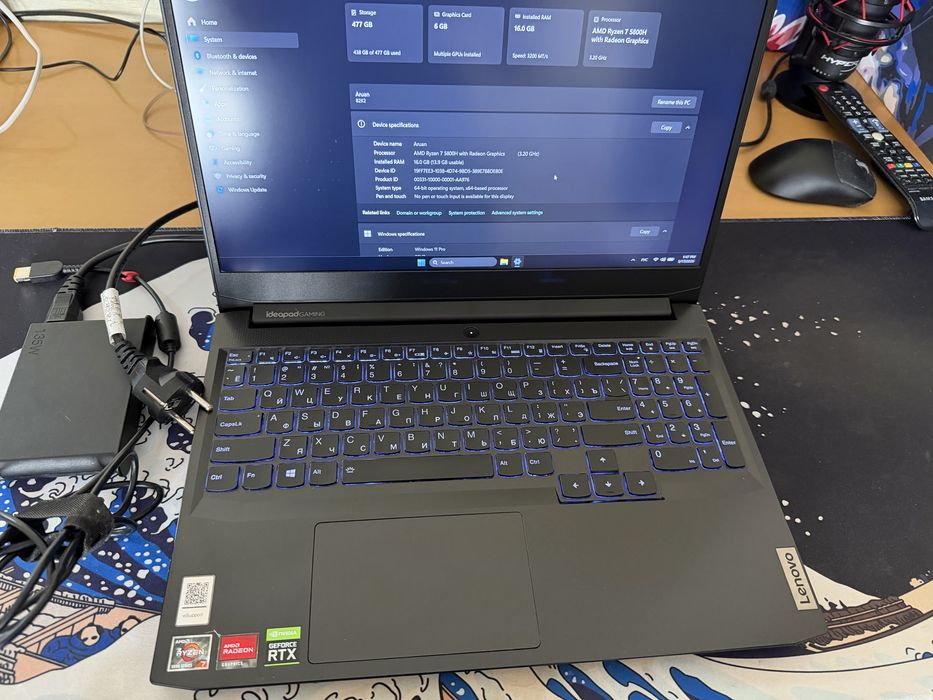 Ноутбук lenovo ideapad gaming 3