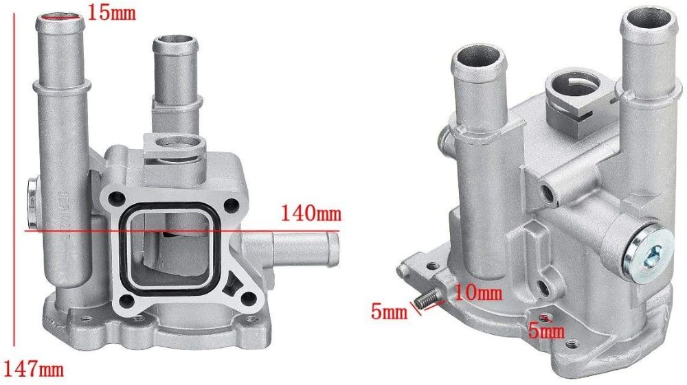 Алуминиев корпус тяло термостат за опел Chevrolet Cruze Opel Zafira Si