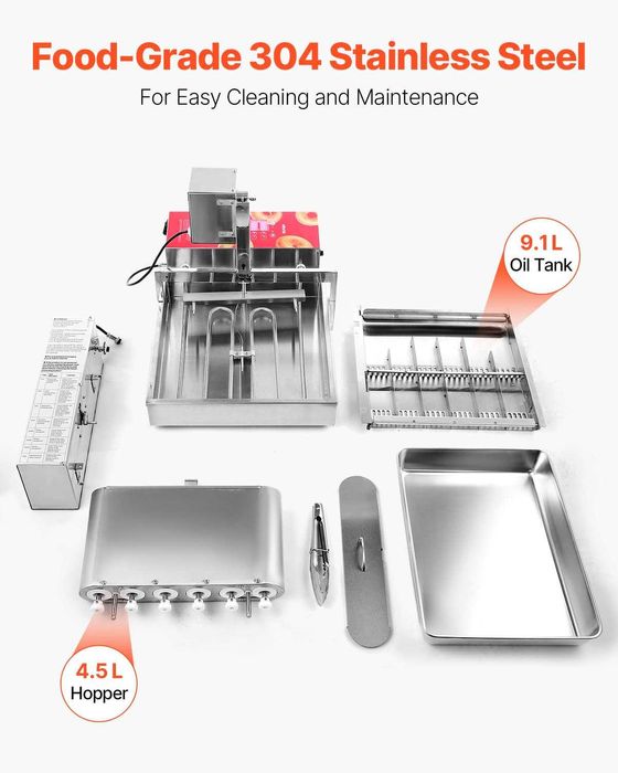 masina aparat de gogosi electrica ineluse 6 rand automat noua sigilata