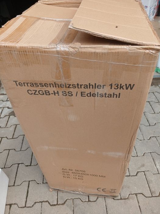 Încălzitor pe gaz pentru terasă 13 kw