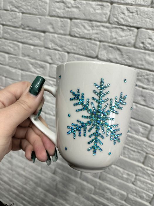 Кружки, чашки со стразами