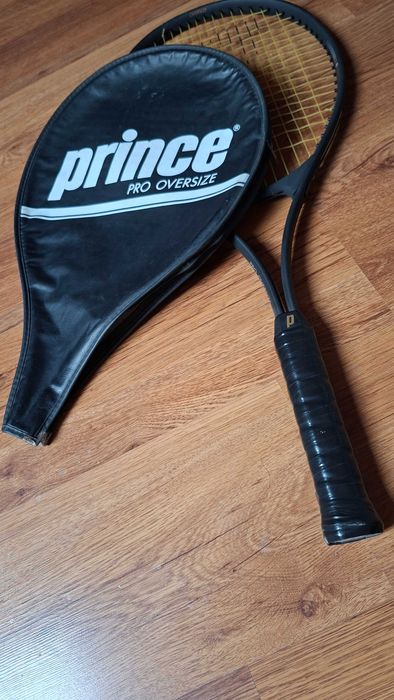 Rachetă tenis Prince Pro Oversize – Grip mărimea 5 (4 5/8) + Husă originală