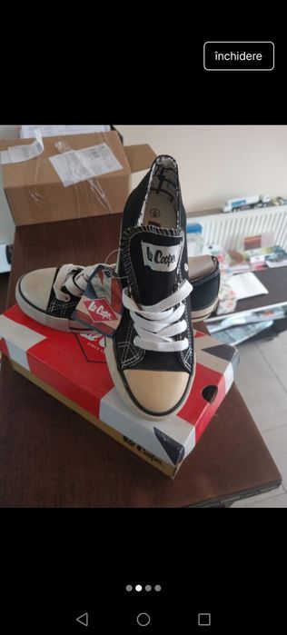 Tenisi Lee Cooper,Negru, 38