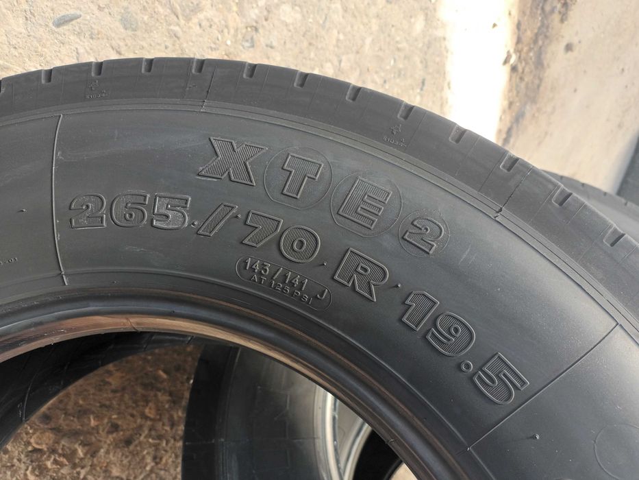 4 гуми за ремарке 265/70 R19.5 Michelin XTE2 143/141J FRT Germany