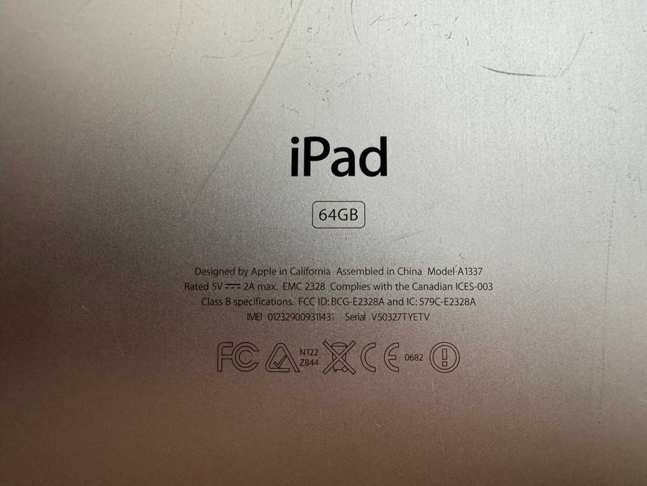 Apple iPad Wi-Fi + 3G 64GB отключен,неработещ Wi-Fi/липсва слот за SIM