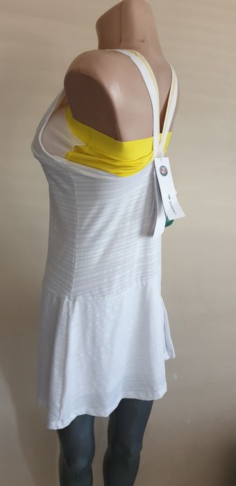 Lacoste X Roland Garros Dress 40 / M НОВО ОРИГИНАЛ Дамска Спортна Рокл