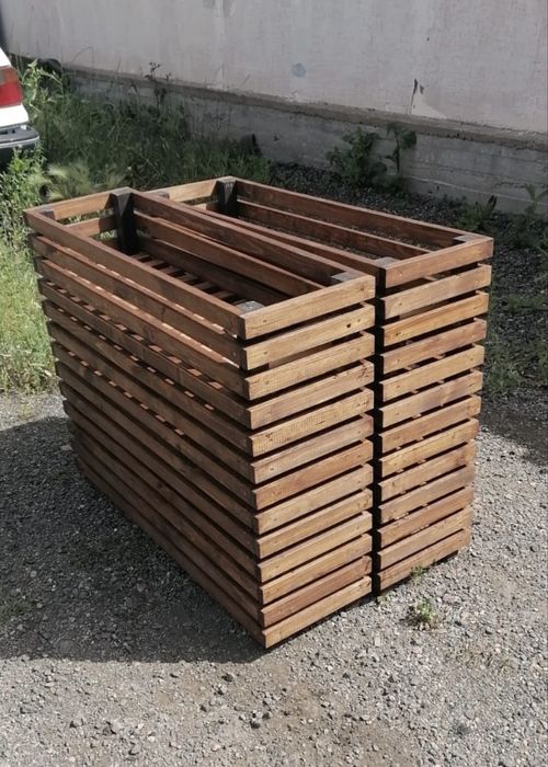 Кашпо, клумбы из дерева