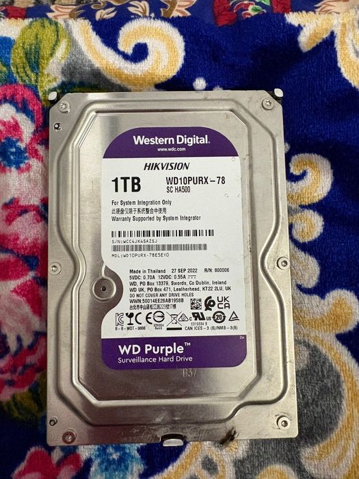 Жёсткий диск на 1 терабайт