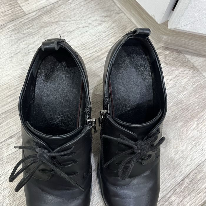 Ботильоны кожаные