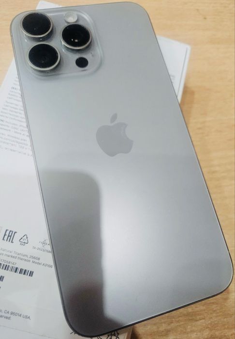 Iphone 15 pro Max 256GB EAC Natural Titanium