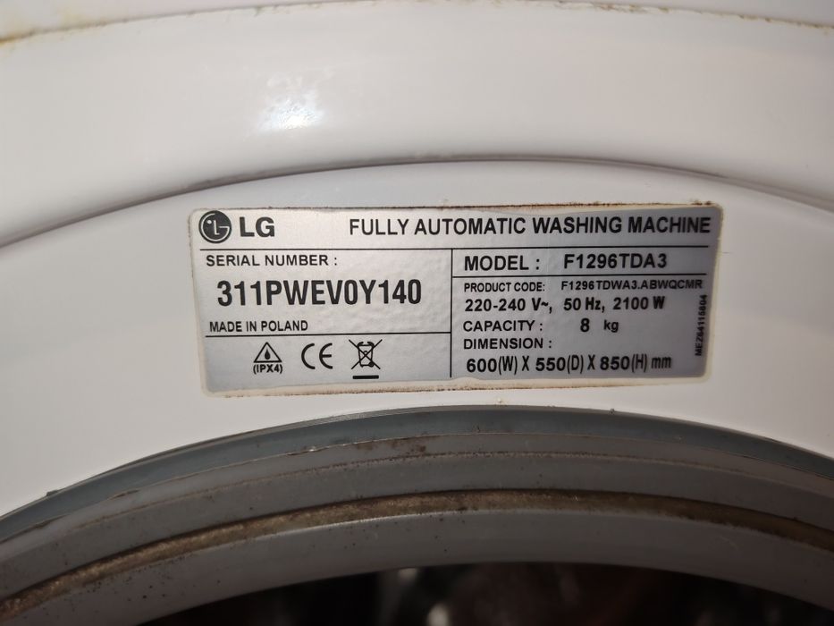 Masina de spalat LG 8 kg