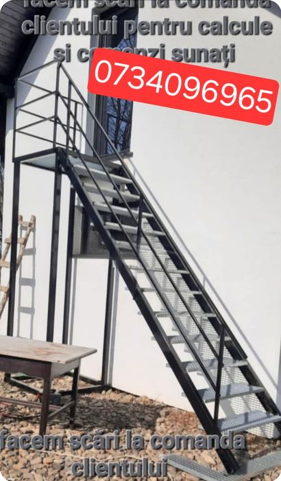 Vând scari zincate exterioare și interioare galvanizate cel mai bun pr