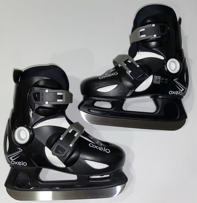 Patine Oxelo Negre, mărime reglabilă 30-32