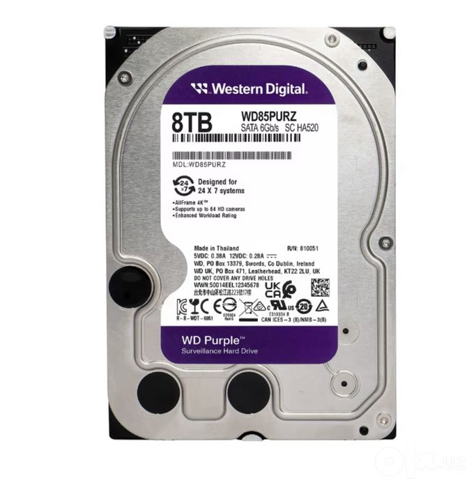 WD85purz для WD фиолетовый Внутренний жесткий диск
