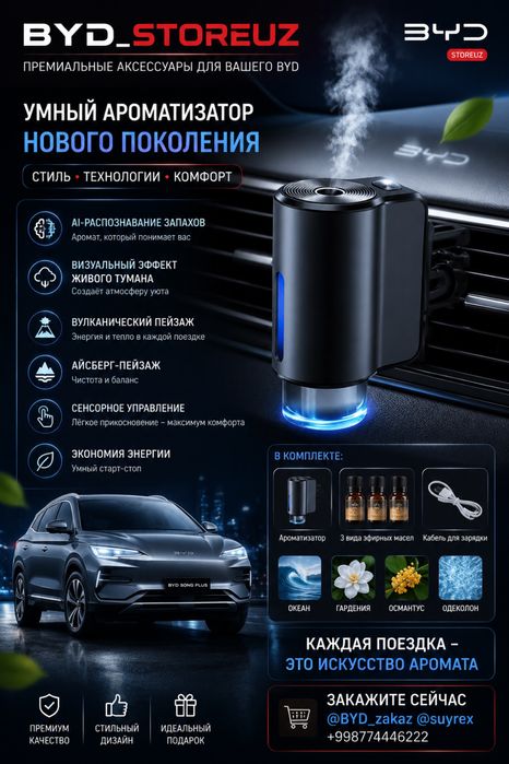 Автомобильный умный ароматизатор