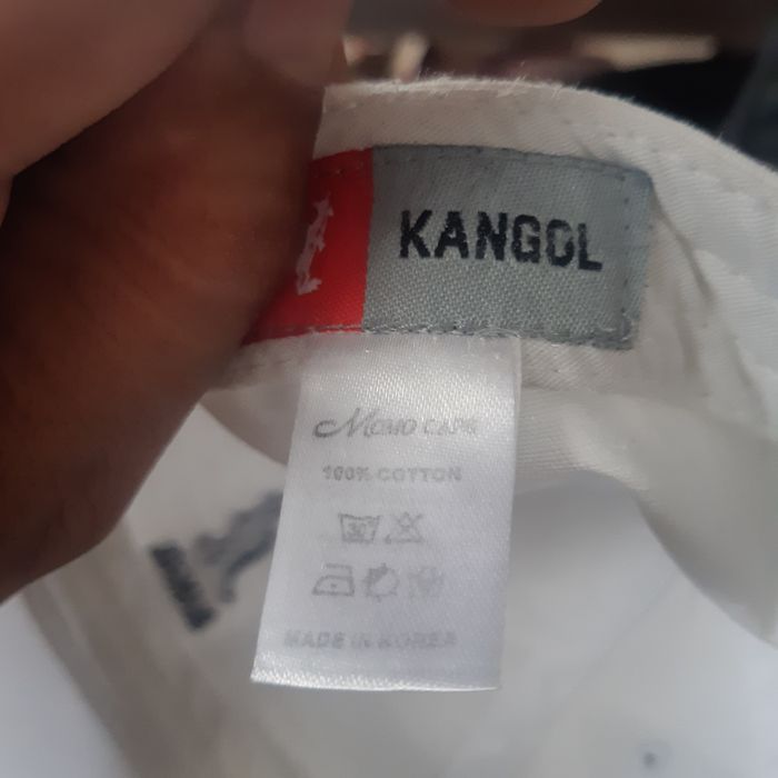 Kangol белая кепка