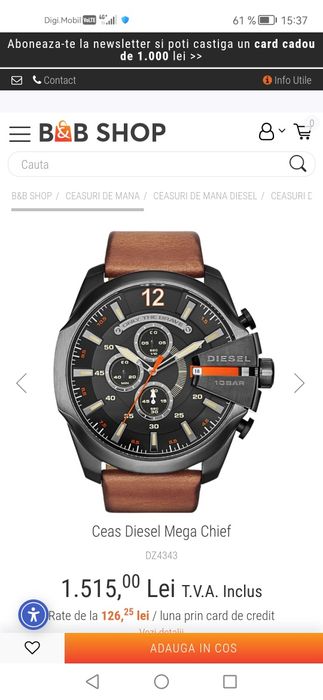 Ceas Diesel Mega Chief