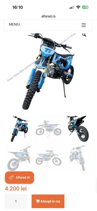 Motocross 125cc.
