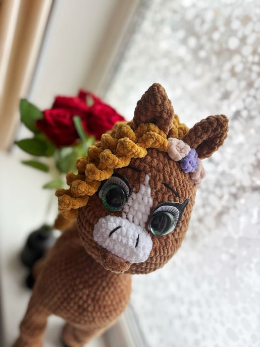 Вязаная лошадка