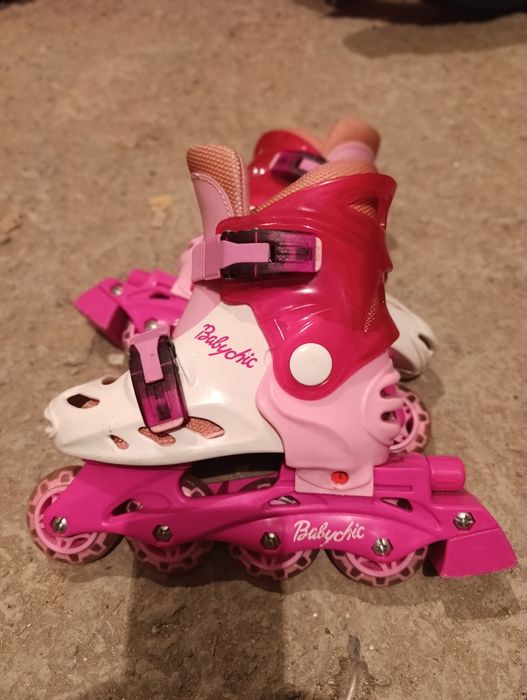Role fetițe cu 4 roti, ajustabile