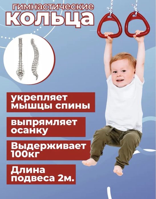 Гимнастические кольца за 2 тыс