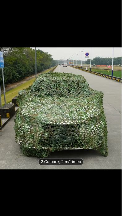 Plasă camuflaj premium 24 m2 pânza Oxford 150D 8x3 sau 6x4