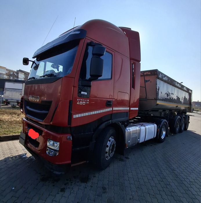 Iveco STRALIS euro 6 de 480CP din anul 2014 si bascula KOGEL HARDOX