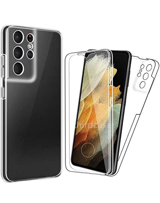Husa 360 Samsung S21/S22/S23/S24/S25 Plus Ultra Plastic Hard Fata Spat