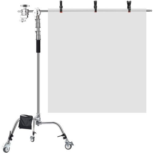 C stand с колелца. Sandbag. Стойка за осветление. софтбокс. Светкавица