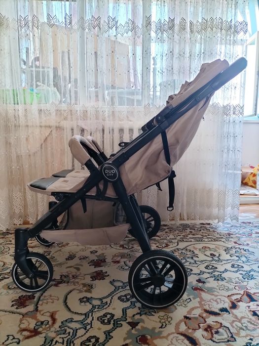 Егіздерге арналған коляска, жаңа, пайдаланылмаған