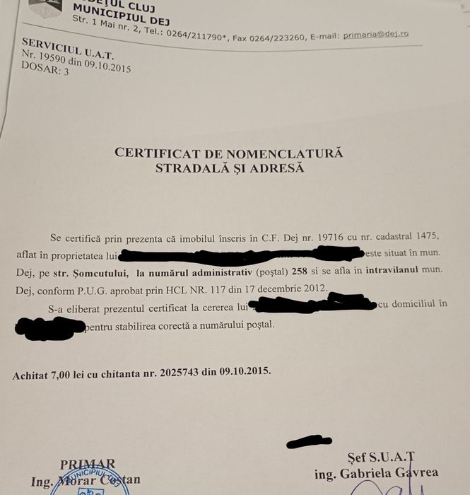 Vând teren pentru casa