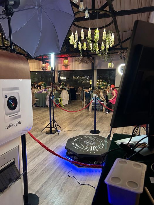 Platforma 360/cabina foto/artificii/fum greu