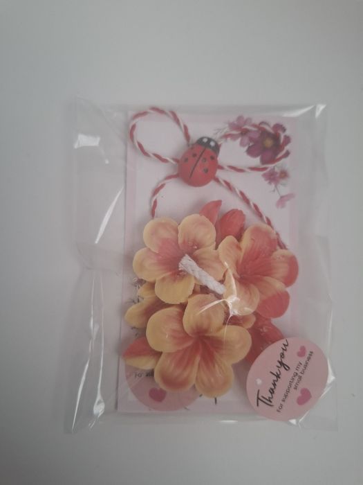 Martisoare din ceara de soia